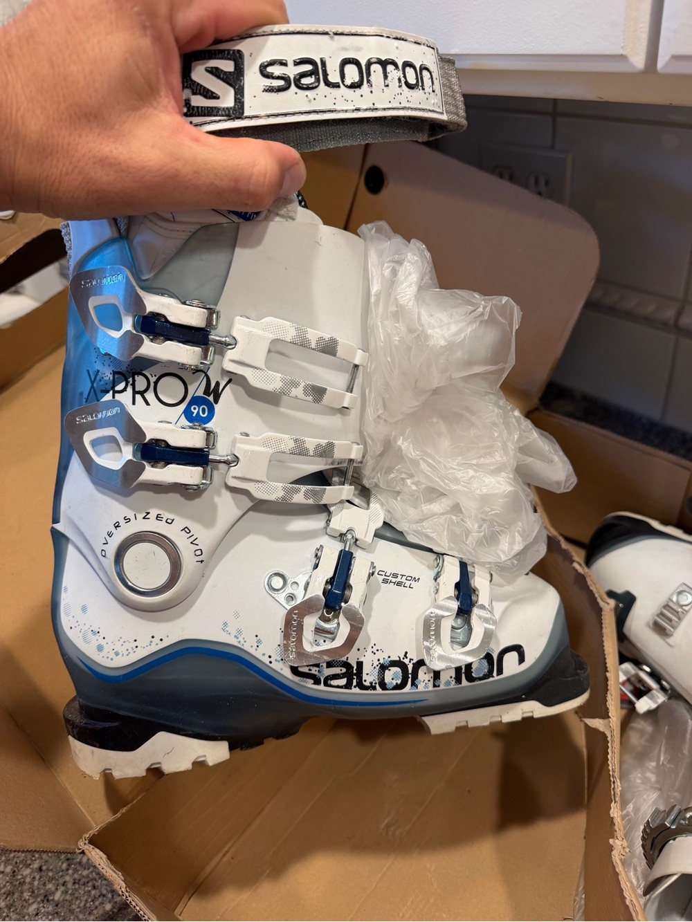 Salomon X-PRO 90 w Alpine Ski Boots Custom Fit 24.5  US 7.5